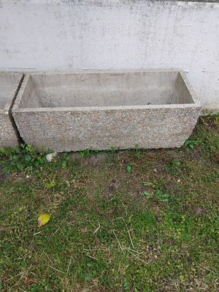 Fioriere da giardino in cemento - 3 pz