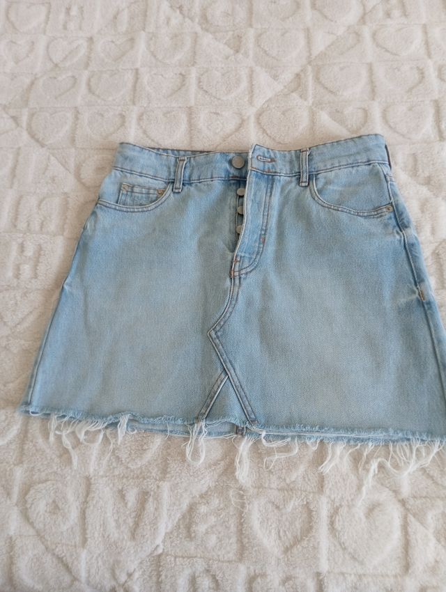 Mini Falda Vaquera - Azul