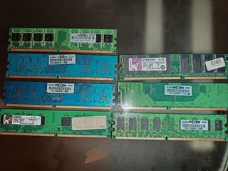 Lote de memorias RAM antiguas DDR2 y DDR3