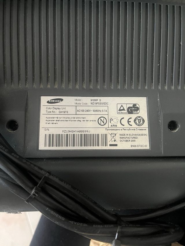 Samsung SyncMaster 910w LCD Monitor