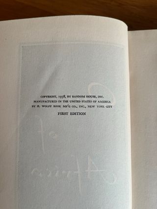 Libro Out of Africa 1a edición 1938