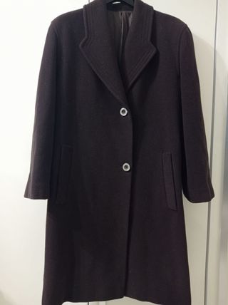 Cappotto lungo marrone