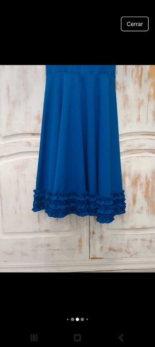 Traje Flamenca Azul