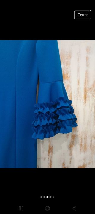 Traje Flamenca Azul