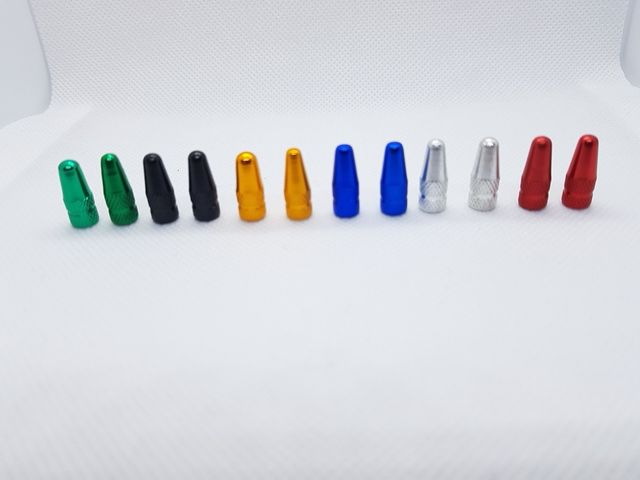 Tampas válvula bicicleta - Alumínio