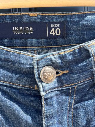 Jeans Inside azul -talla 40