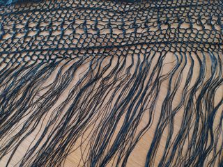 Mantón Manila antiguo bordado