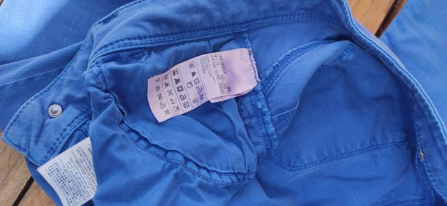 Pantalones Benetton - Azul