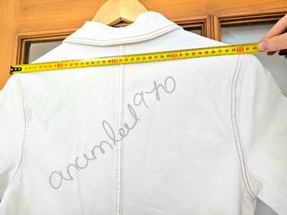 Mono denim blanco stradivarius