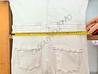 Mono denim blanco stradivarius