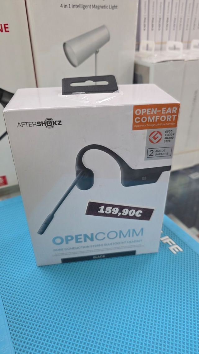 Auriculares Aftershokz OpenComm - Negro