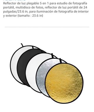 Reflector+tripode fotografia 5 en 1