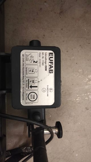 Portabicis doble abatible y plegable