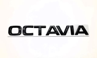 EMBLEMA LOGO TRASERO NEGRO OCTAVIA SKODA 2654