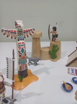 Playmobil Indios: Tiendas & Tótem