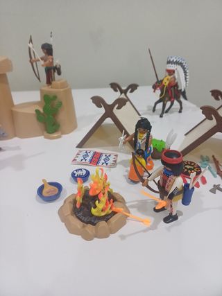 Playmobil Indios: Tiendas & Tótem