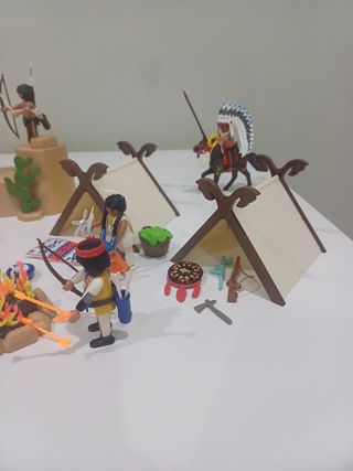 Playmobil Indios: Tiendas & Tótem