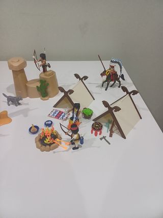 Playmobil Indios: Tiendas & Tótem