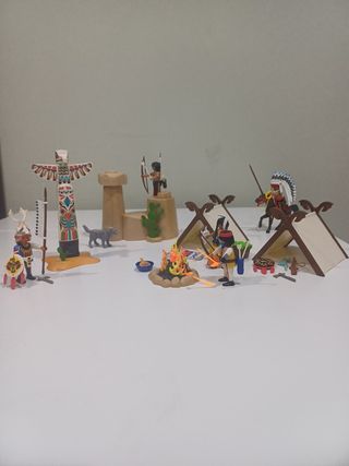 Playmobil Indios: Tiendas & Tótem
