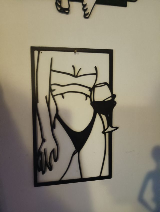 Arte da parete in bio - plastica