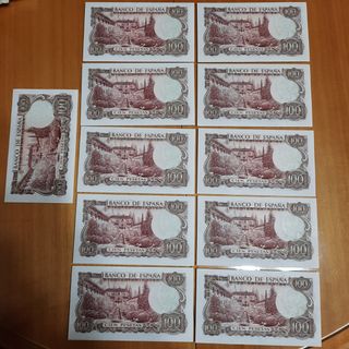 Billetes de 200 y 100 Pesetas España