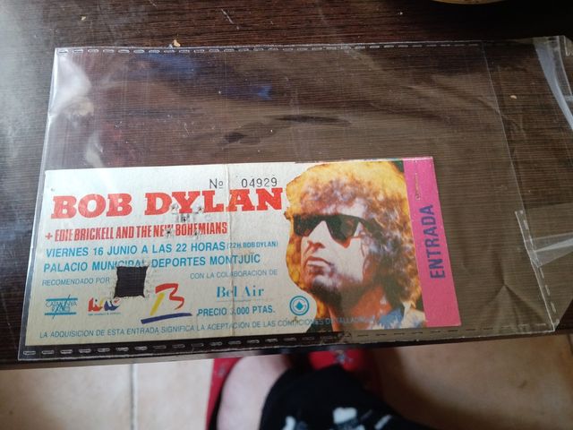Entrada Bob dylan