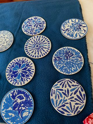 Posavasos DIY diamantes