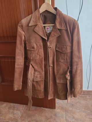  Chaqueta de piel ante