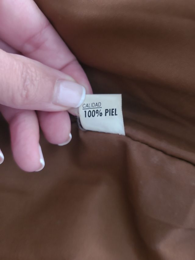 Chaqueta de piel ante