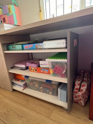 Dormitorio juvenil, cama abatible 90