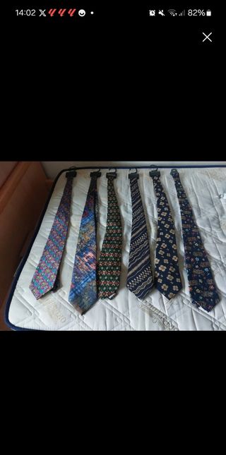 6 Corbatas estampadas