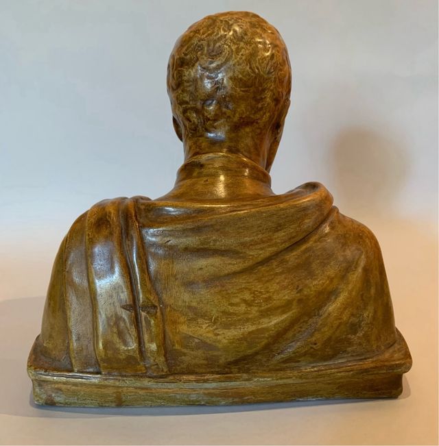 Busto ceramica Michelangelo a firma Ricchini