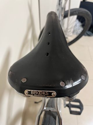 Bicicleta Fixie Cromada