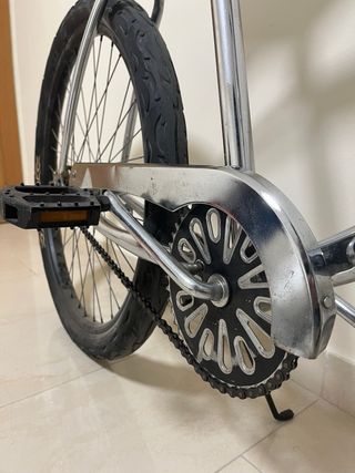 Bicicleta Fixie Cromada