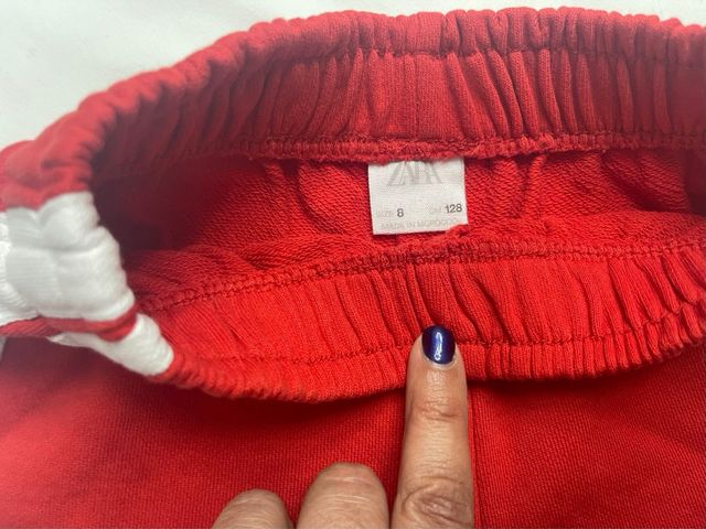 Conjunta Zara niña rojo