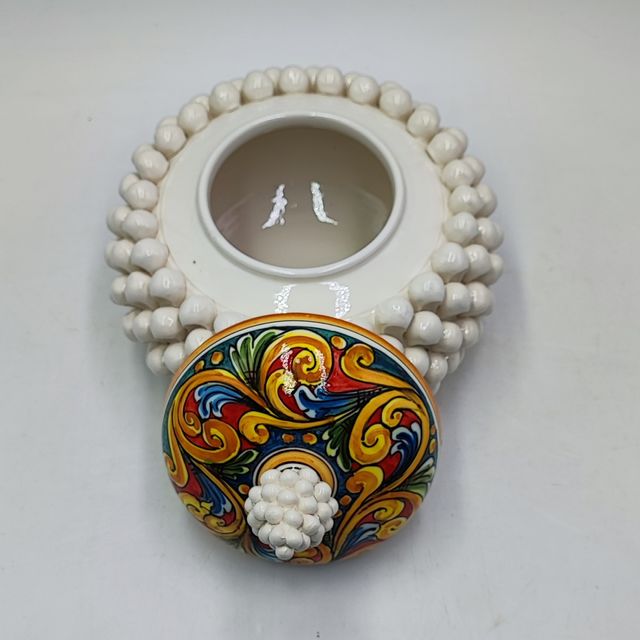 Pigna Biscottiera ceramica di Caltagirone