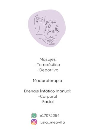 Terapias manuales: masajes,maderoterapia