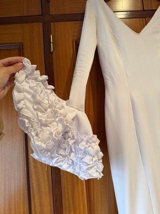 Traje Flamenca Blanco