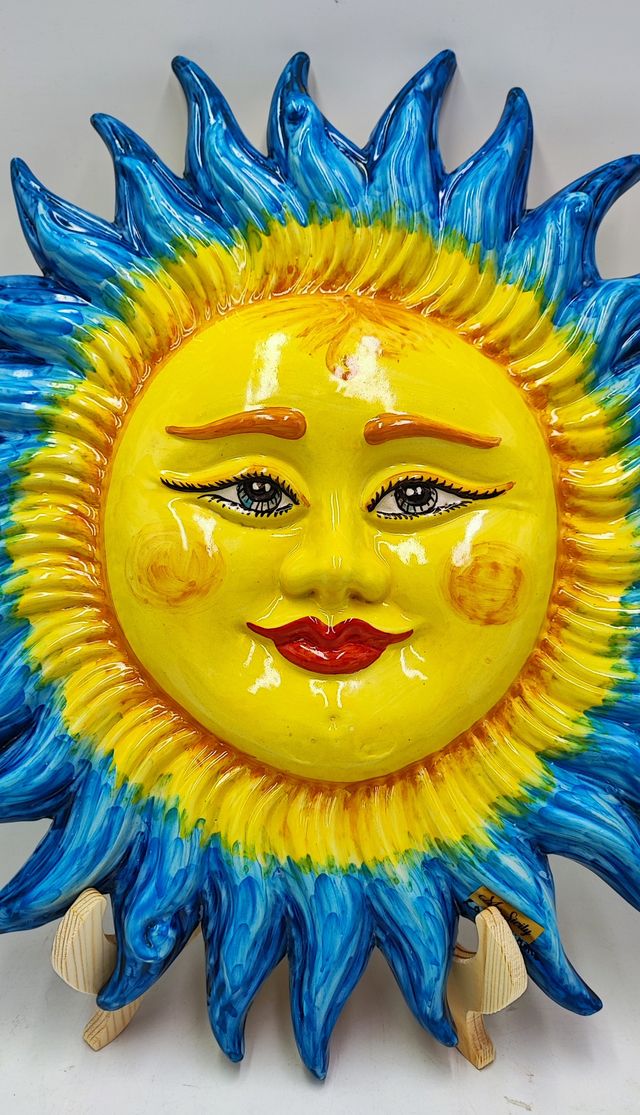 Sole in Ceramica di Caltagirone 42cm