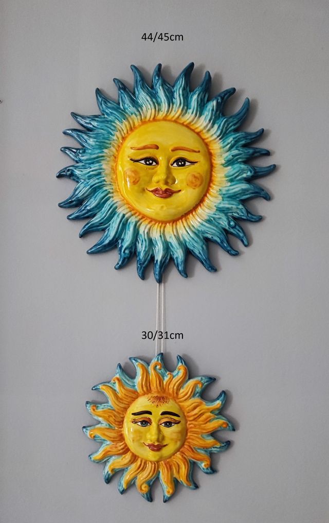 Sole in Ceramica di Caltagirone 42cm