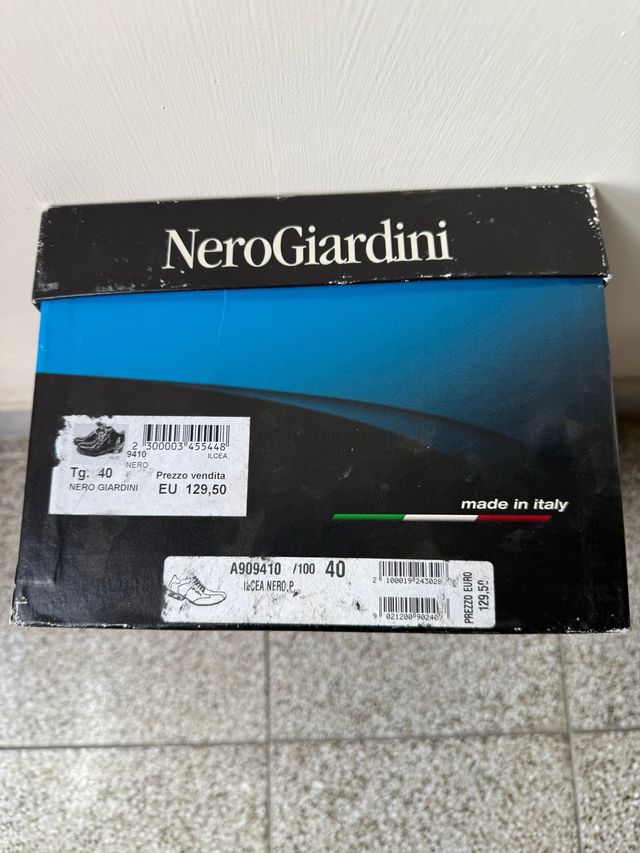 Nero Giardini chukka nere eleganti nr 40 come nuove full set