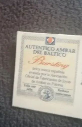 Gargantilla de ámbar