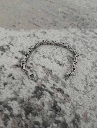 BRACCIALE ACCIAIO MAGLIA PICCOLA uomo