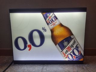Cartel Luminoso Cerveza San Miguel 