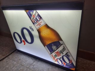 Cartel Luminoso Cerveza San Miguel 