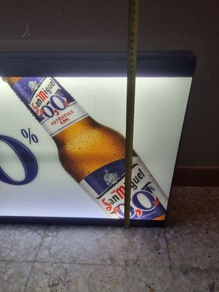 Cartel Luminoso Cerveza San Miguel 