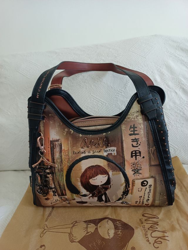 Bolso Anekke marrón-negro