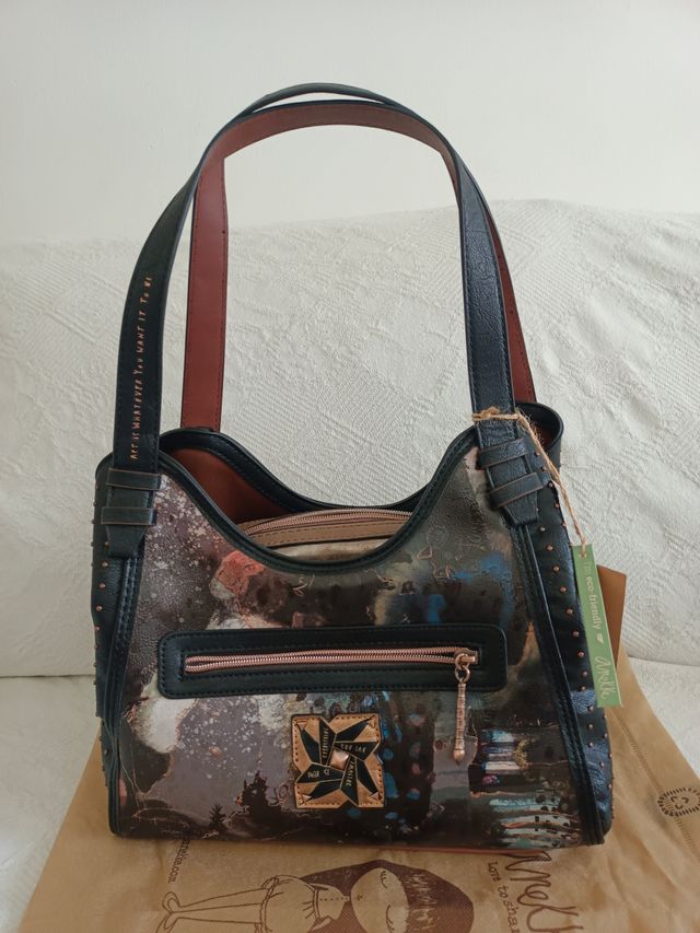 Bolso Anekke marrón-negro