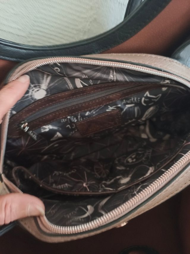 Bolso Anekke marrón-negro