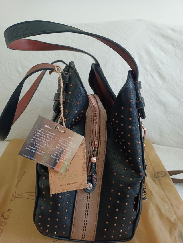 Bolso Anekke marrón-negro